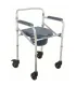Silla con Inodoro Plegable, Regulable y con Ruedas | Ortopedia Lowcost