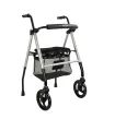 Andador de Aluminio Plegable con Asiento Regulable en Altura Codigo EAN 010B