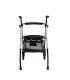 Andador con Asiento Regulable | Aluminio, Estrecho 50cm y Cesta