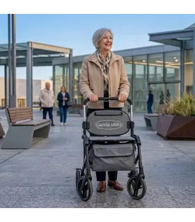 Andador Rollator Urban 2127 | Ancho 53cm y Asiento Acolchado