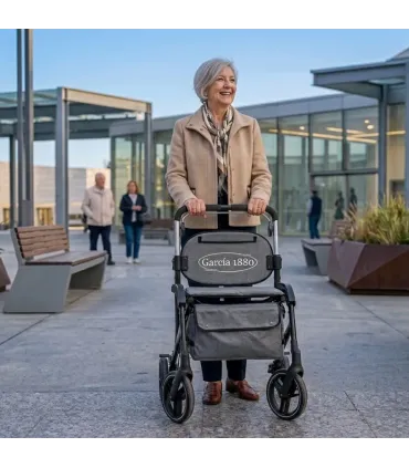 Andador Rollator Urban 2127 | Ancho 53cm y Asiento Acolchado