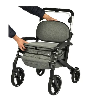 Andador Rollator Urban 2127 | Ancho 53cm y Asiento Acolchado