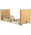 Cama Hospitalaria Cota 0 con Carro Elevador | Prevención Caídas
