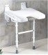 Asiento abatible a pared en "U"