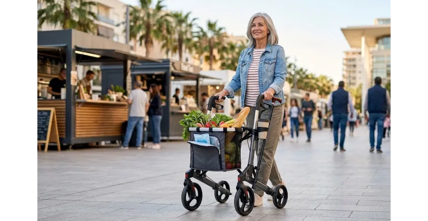 El andador con cesta XL que revoluciona tu independencia