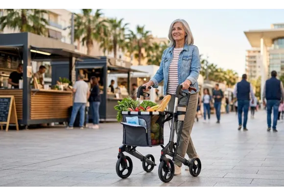 El andador con cesta XL que revoluciona tu independencia